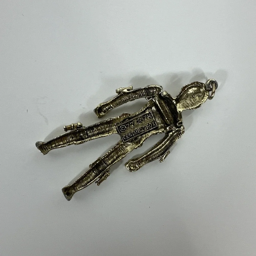 VTG 1977 Star Wars C3PO Necklace‎ Pendant Charm 20th Century Fox Original RARE